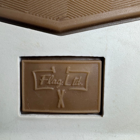 Flag Ltd Leather Oxford Shoes Brown Memory Foam Dress Boys Casual Size 6M - Picture 7 of 9